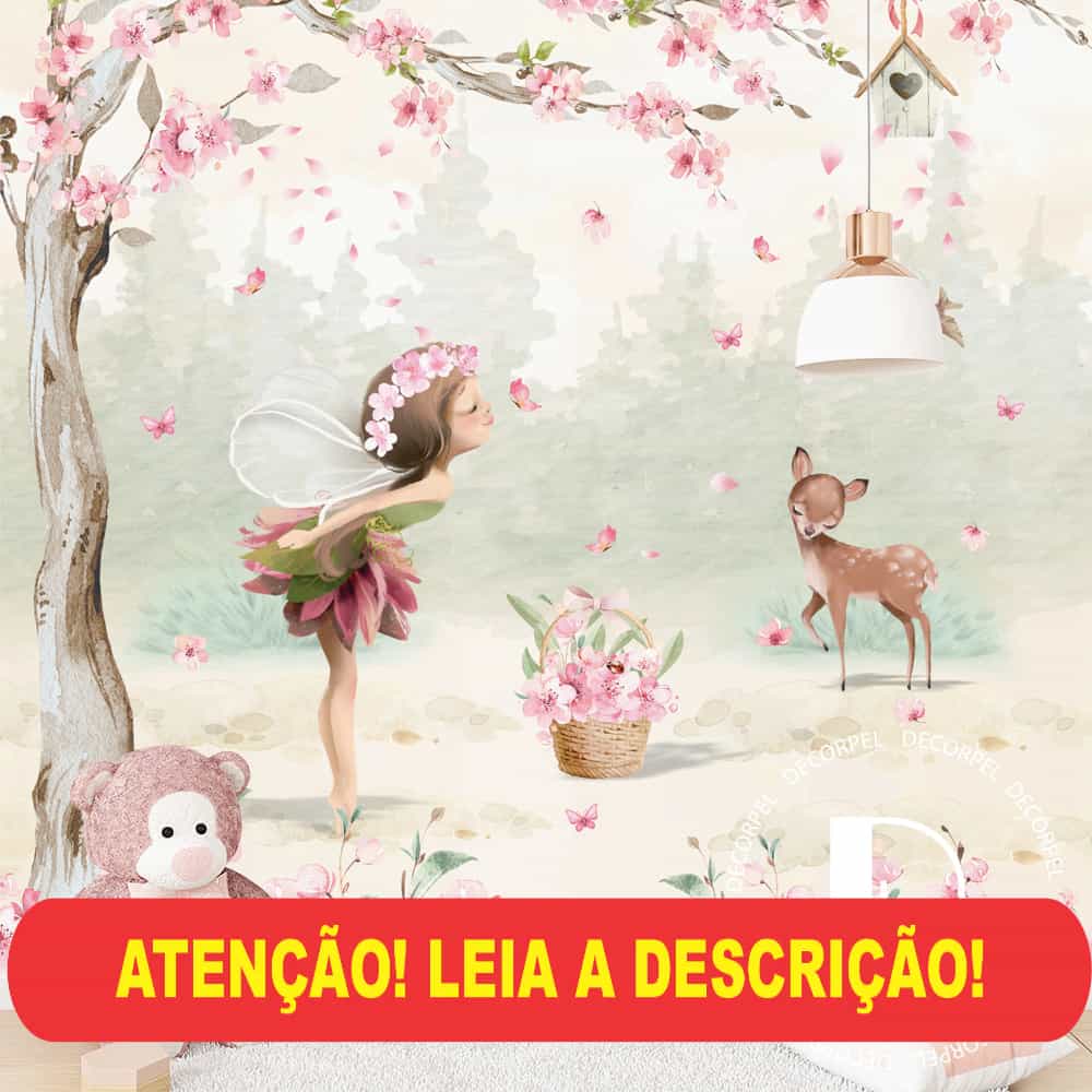 Papel de parede Fada das Pétalas sob a Cerejeira
