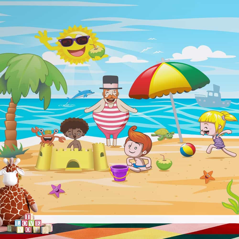 Papel de parede Mundo Bita na Praia
