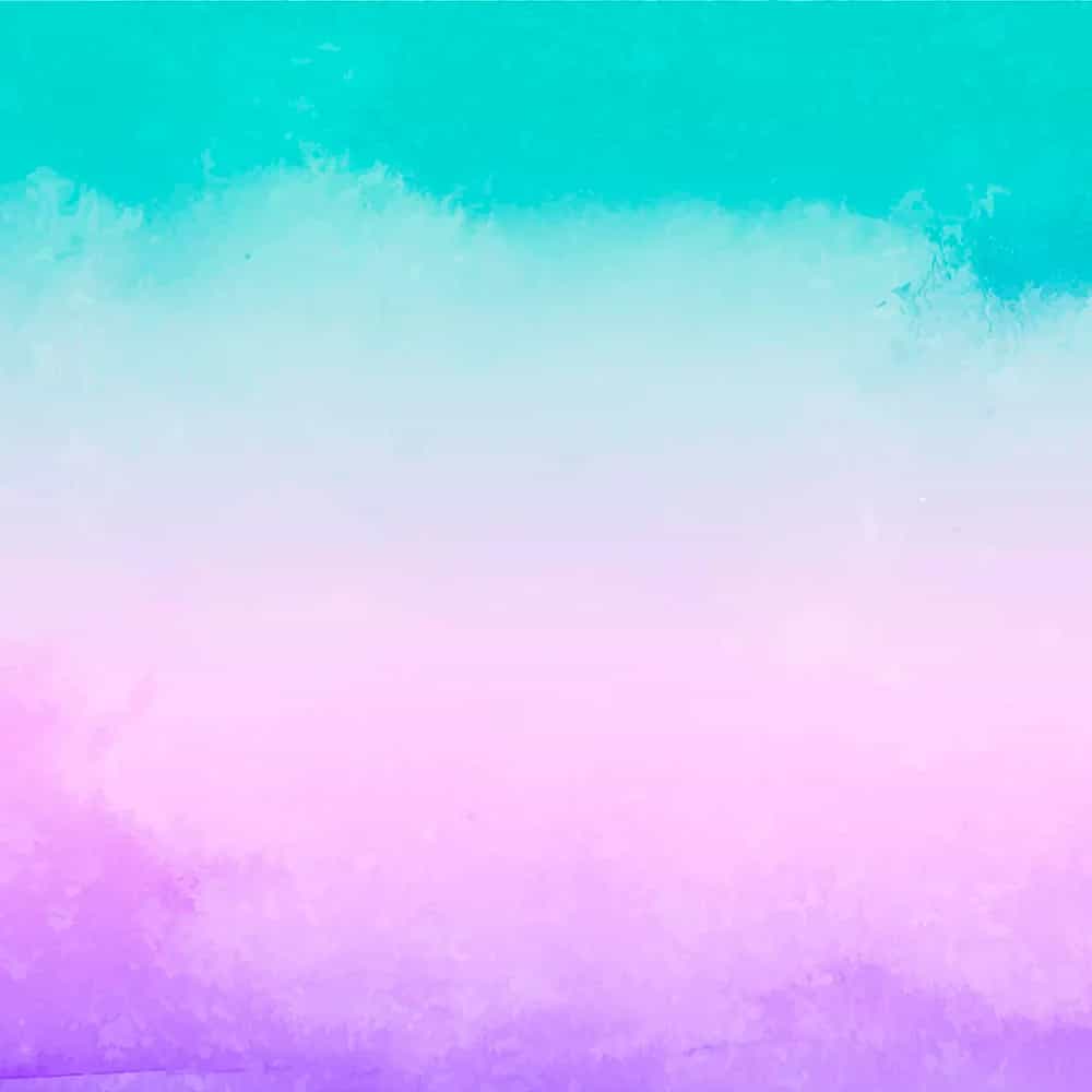 Papel de parede Degradê Aquarela Turquesa e Lilás - foto 2