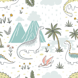 Papel de parede Dinossauros Gigantes