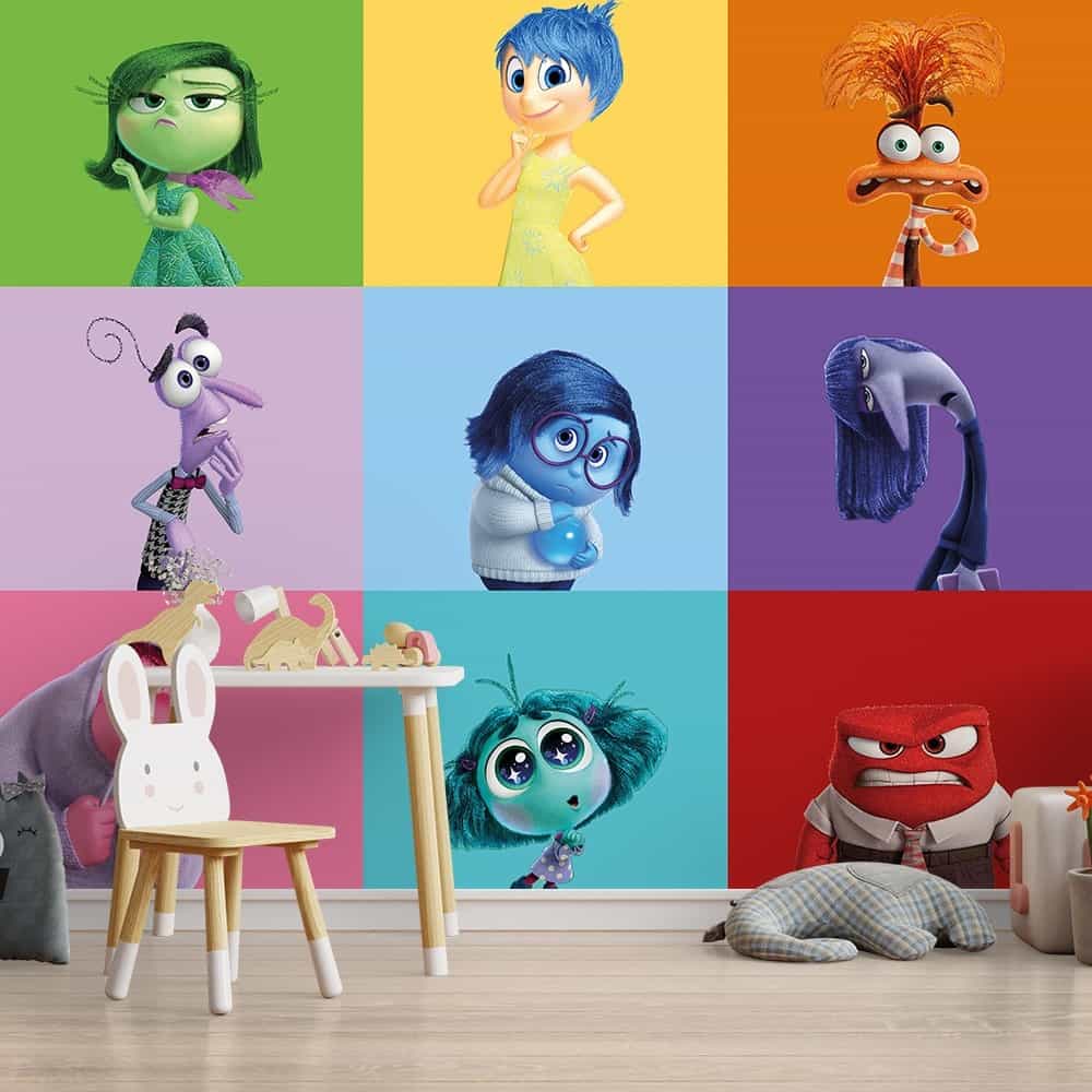 Papel de parede Divertida Mente com Todas as Emoções