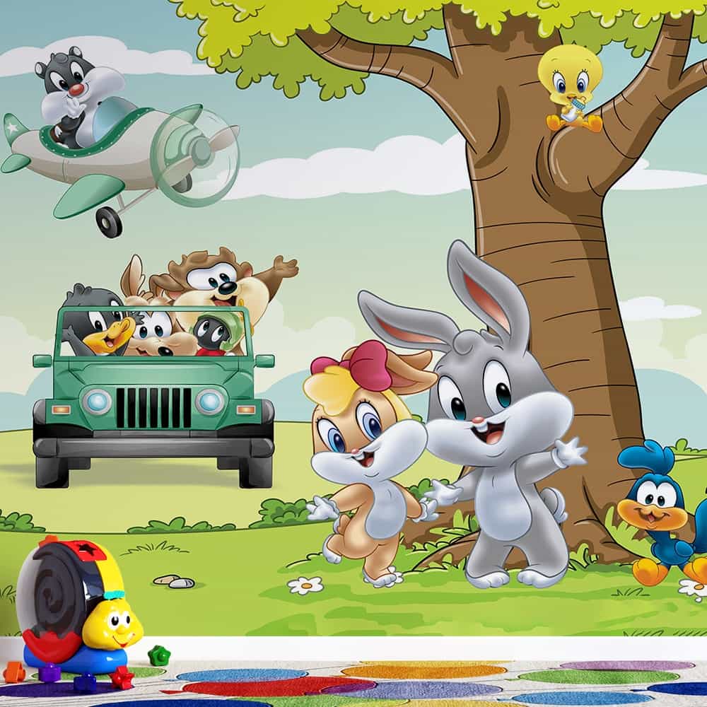 Papel de parede Baby Looney Tunes no Parque