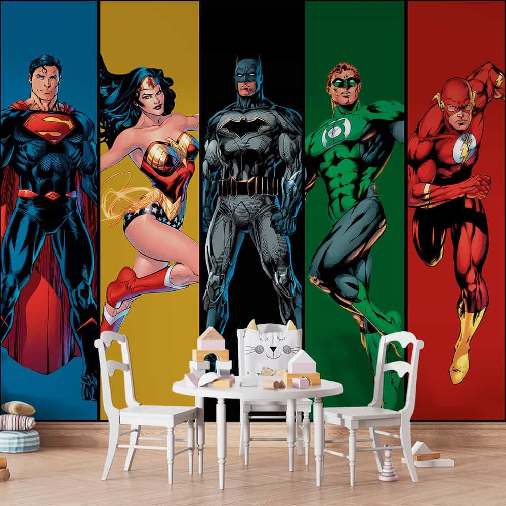Papel de parede Liga da Justiça em Faixas