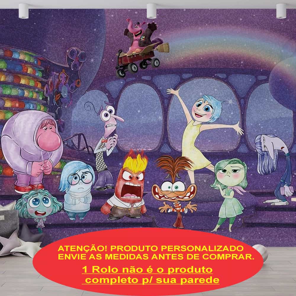 Papel de parede Divertida Mente na Sala de Comando