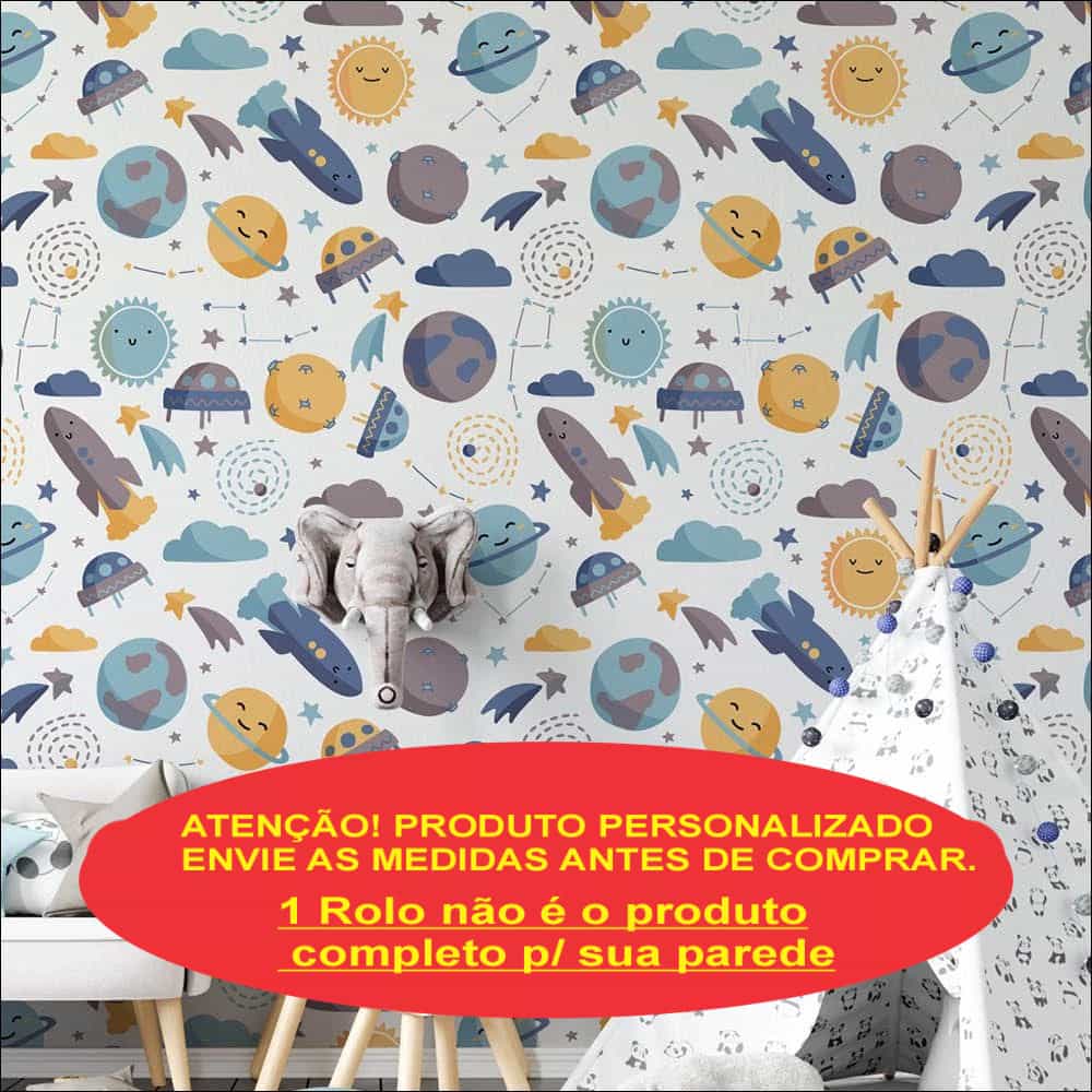 Papel de parede Planetas e Foguetes