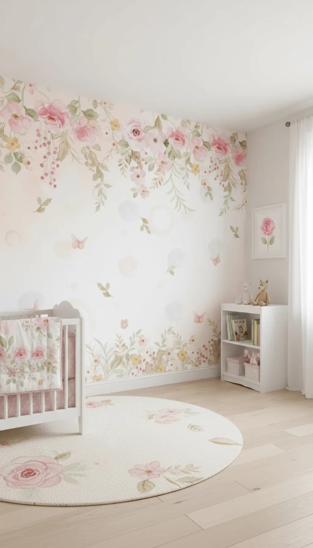 Flores Rosas Infantil