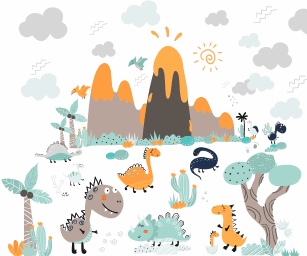 Dinossauros e Nuvens