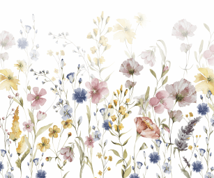 Floral Aquarela, e para Quarto