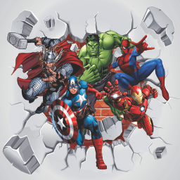 Vingadores Parede Quebrada