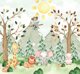 Animais na Floresta
