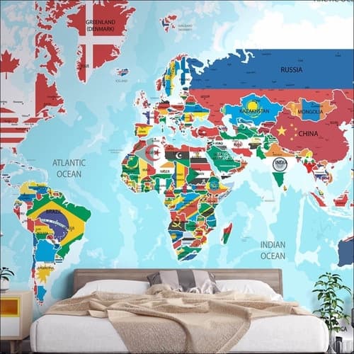 Mapa Mundi Paises