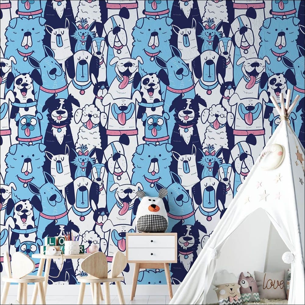 Cãezinhos Divertidos – Decoração Lúdica e Moderna🐶 🎨