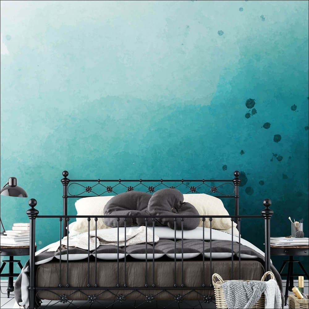 Aquarela Tons de Azul