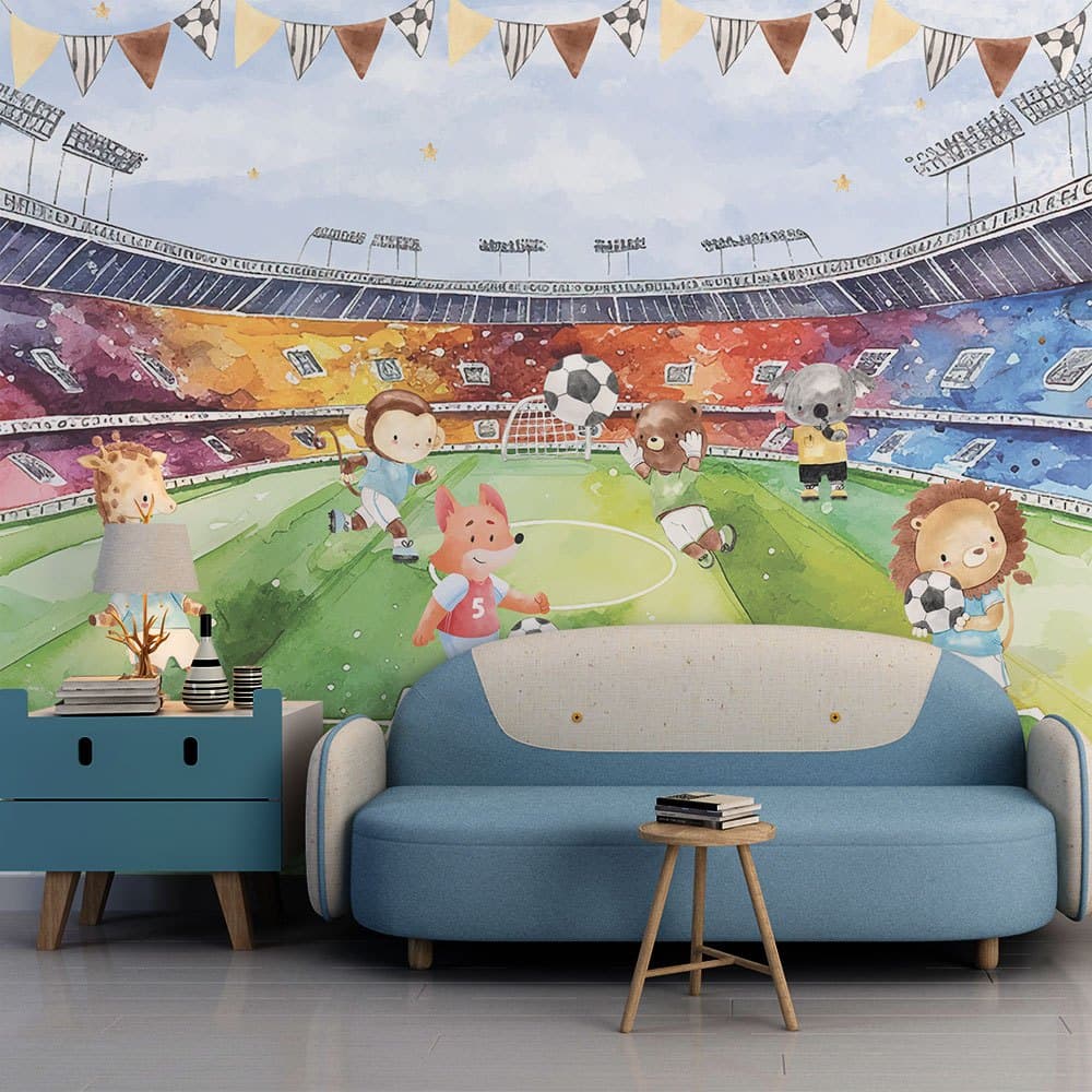 Futebol Safari aquarelado