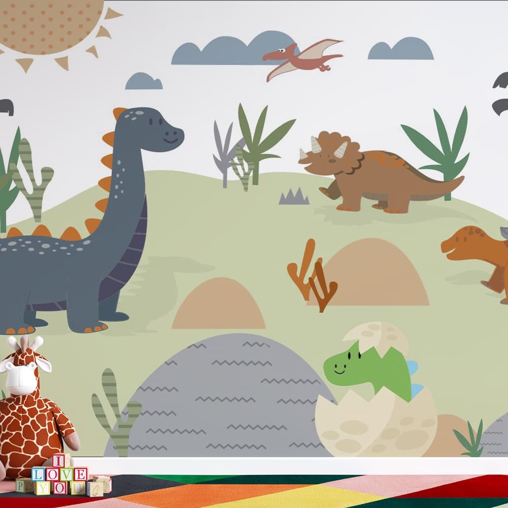 dinossauros infantil no jardim