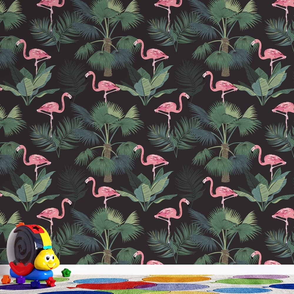 Vinílico Flamingos
