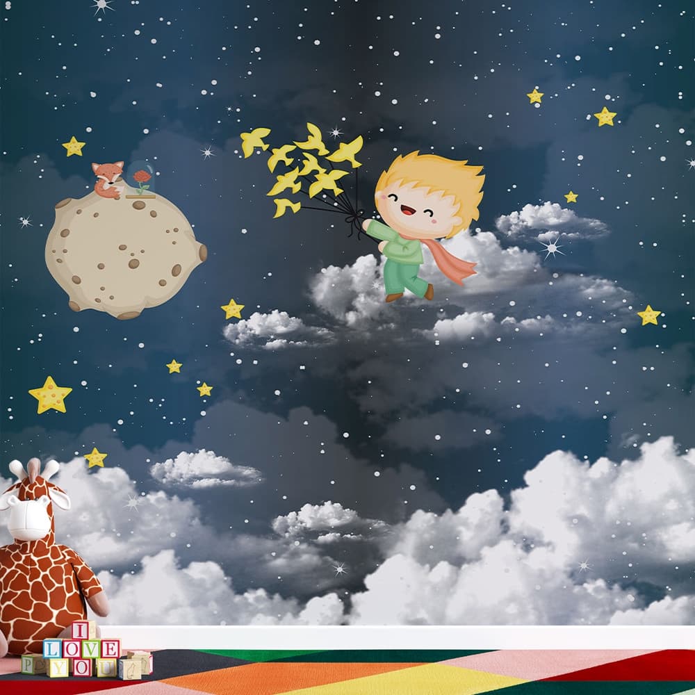 Pequeno Príncipe – Céu Estrelado e Sonhos Mágicos🌠 🚀