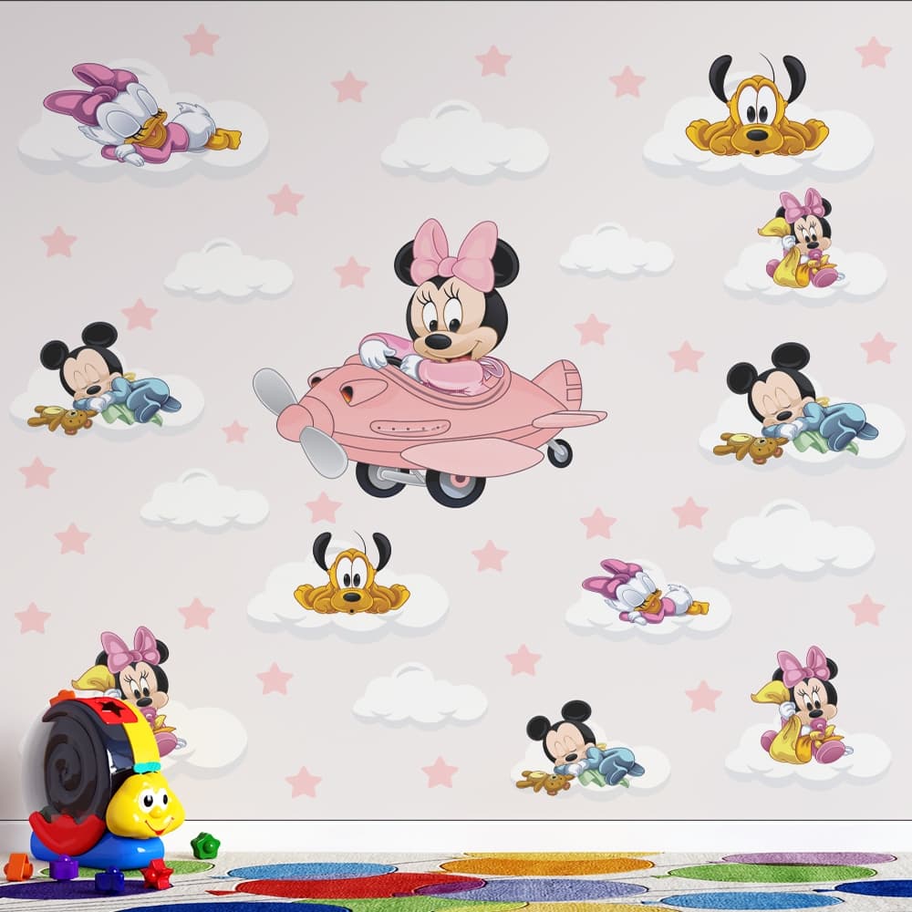 turma da minnie aviões