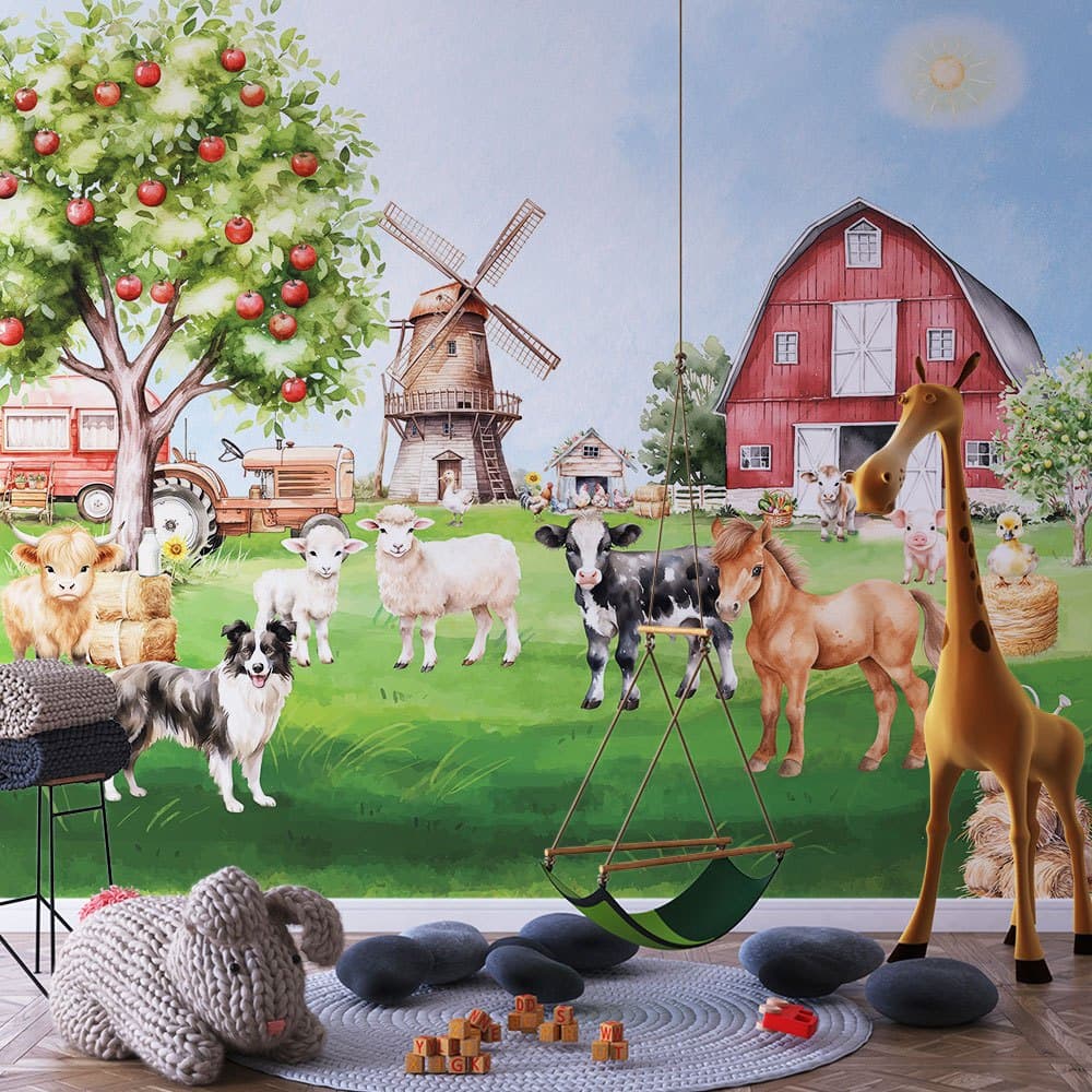 Fazenda Encantada – Animais e Vida no Campo🐄 🌾