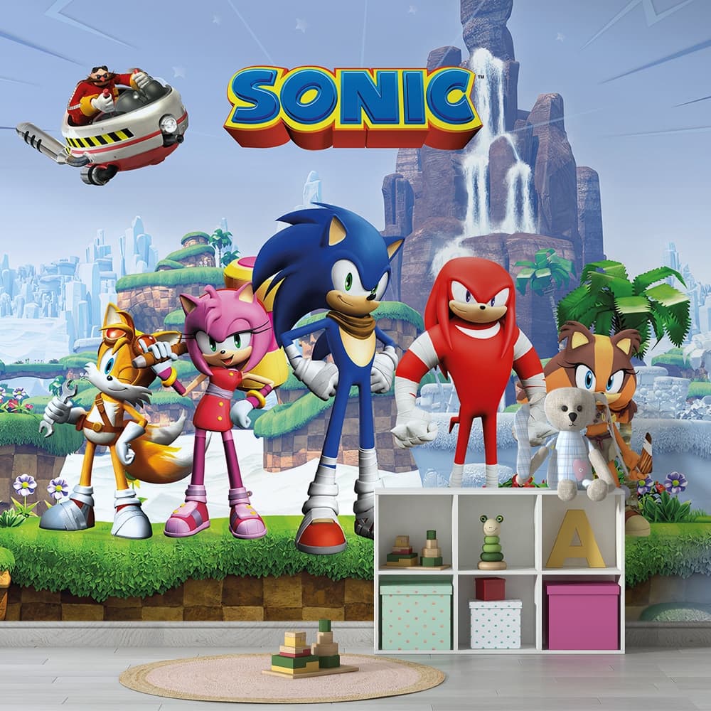 Sonic 3D – Heróis em Ação | Decoração Gamer e Infantil 🔥🎮