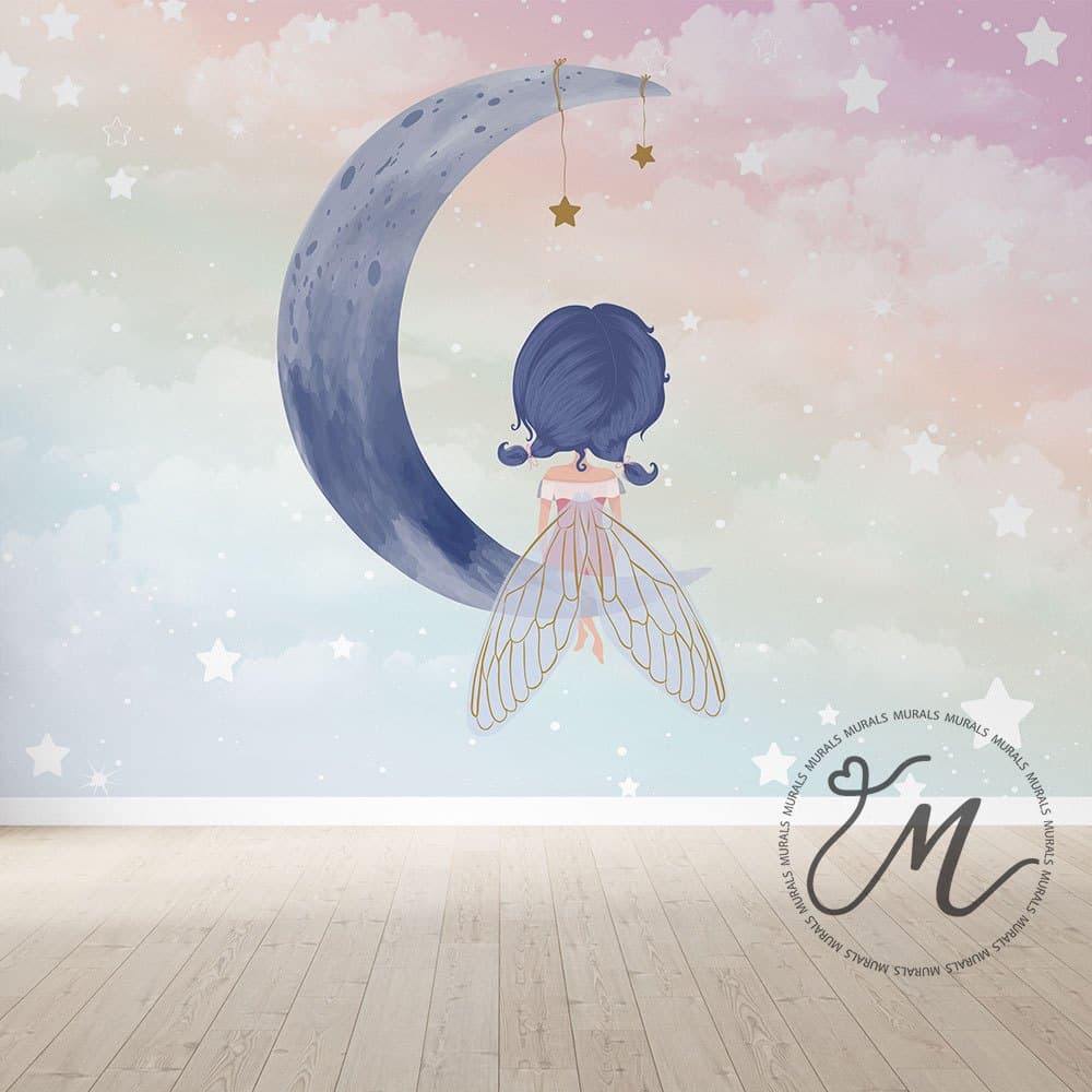 Fada na Lua – Decoração Encantada para Quarto de Menina