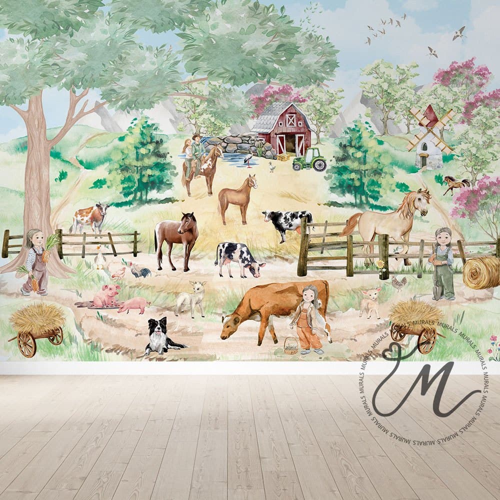 Fazendinha – Animais da Fazenda, Celeiro e Trator 🌾🐴🐄