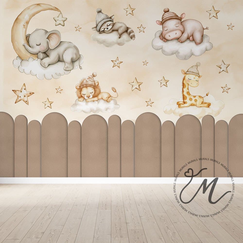 Bebê – Animais Fofos Dormindo nas Nuvens