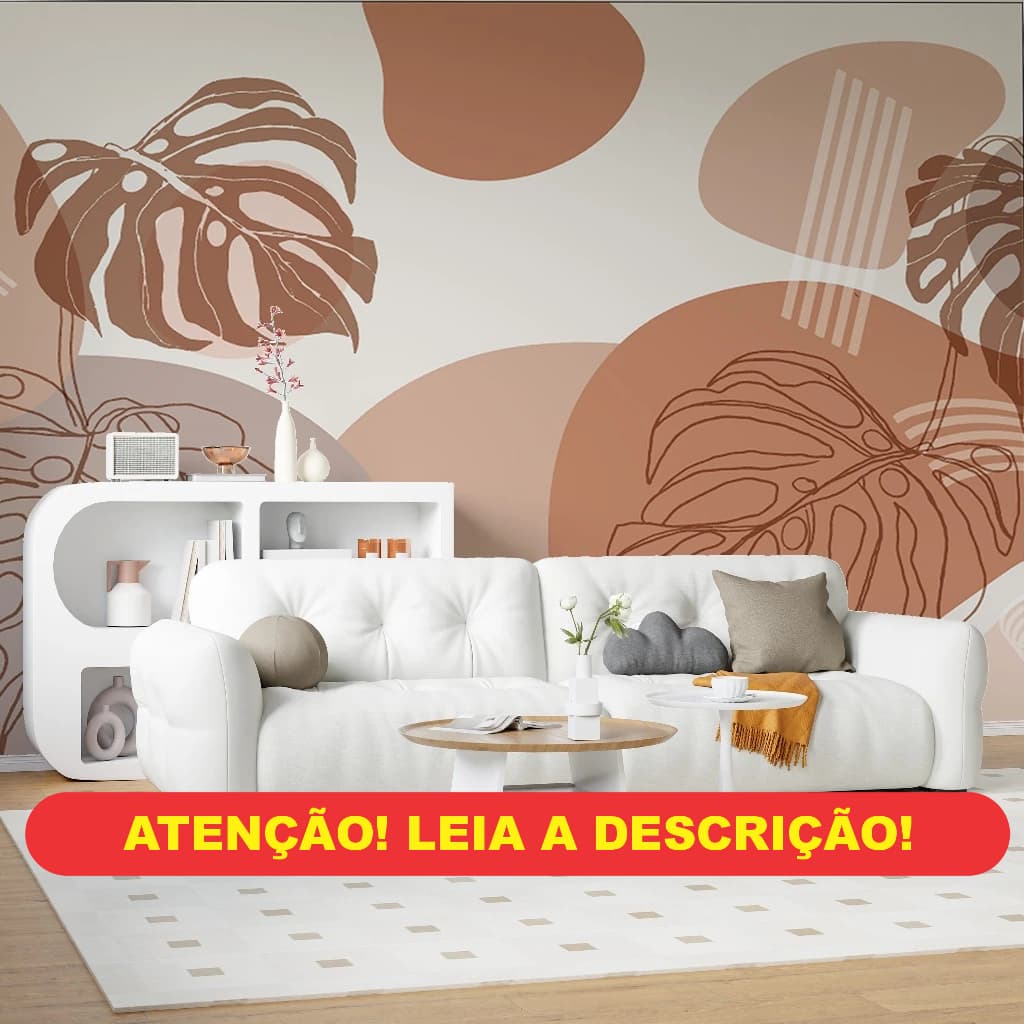 Boho – Floral Neutro | Lavável | Sob Medida