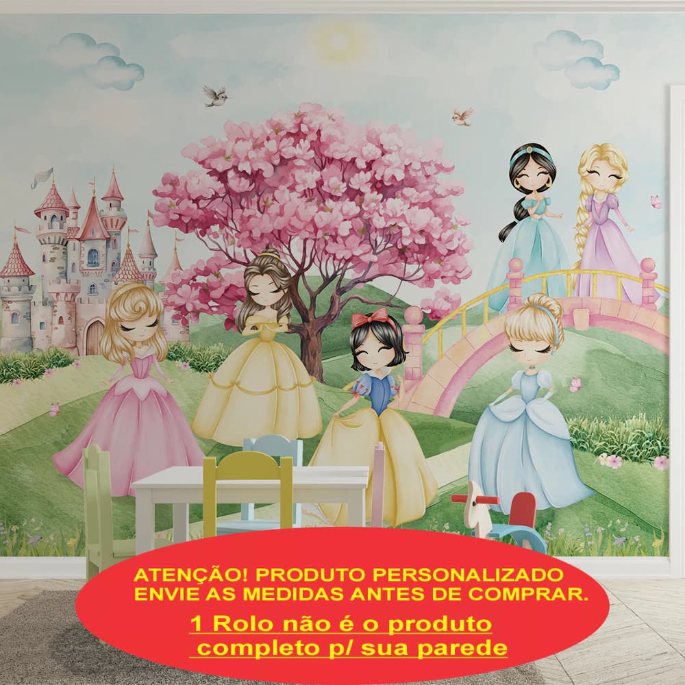 Jardim Encantado Princesas da Disney