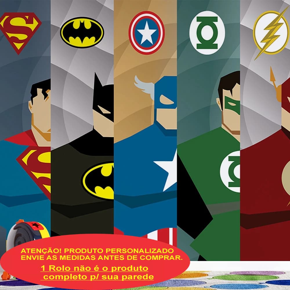 DC batman capitão américa flash lanterna verde superman