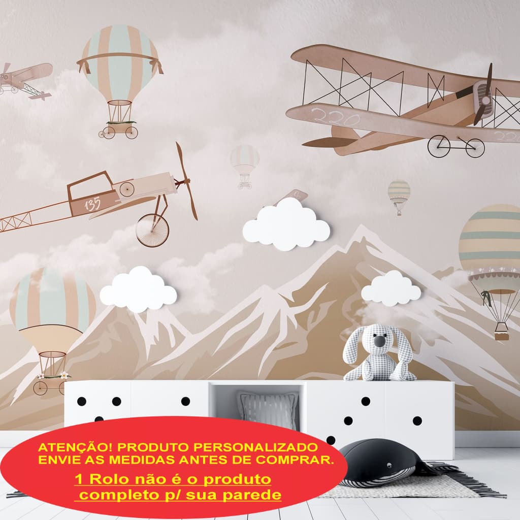 de Balões e Aviões em Montanhas