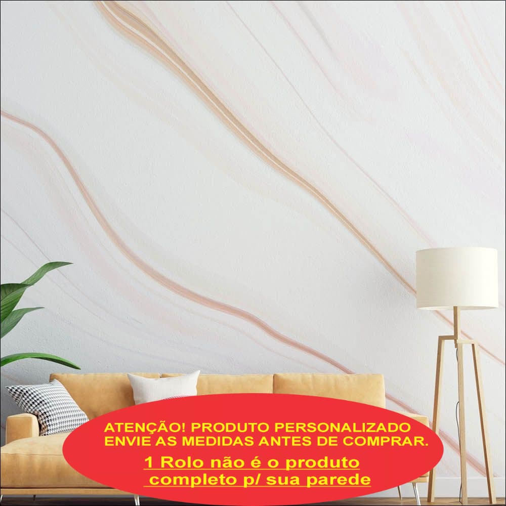 Mármore Claro em tons de rosa e amarelo