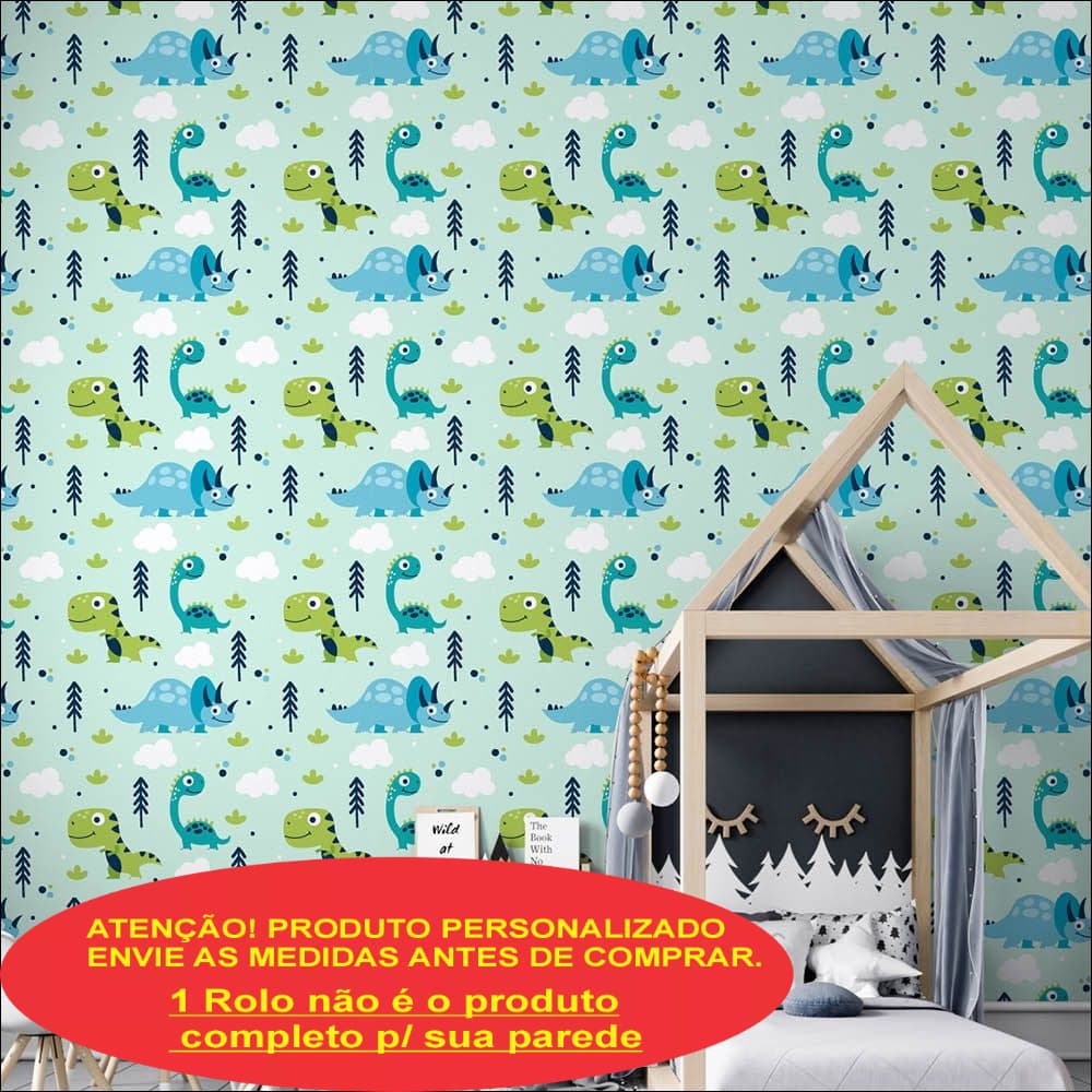 dinossauro Azul e verde