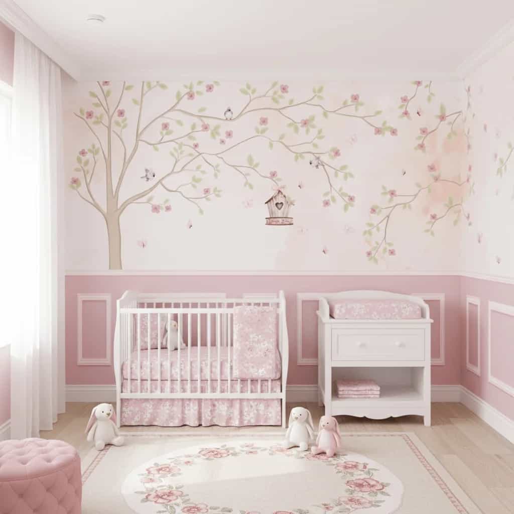 Papel de parede Jardim Encantado Boiserie - foto 2