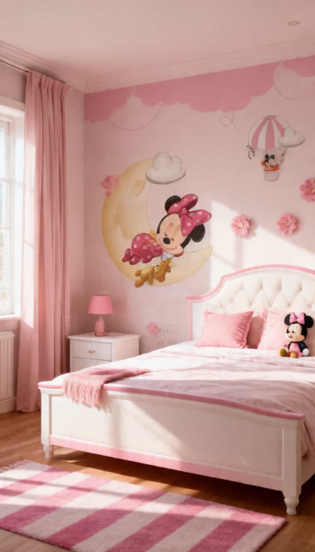 Papel de parede Minnie e Margarida