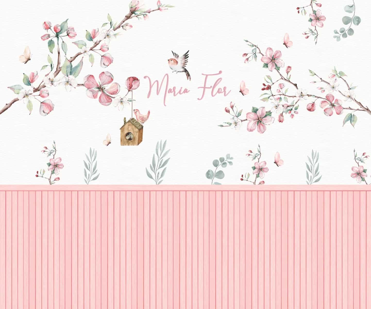 Papel de parede Ramas Aquarela - foto 2
