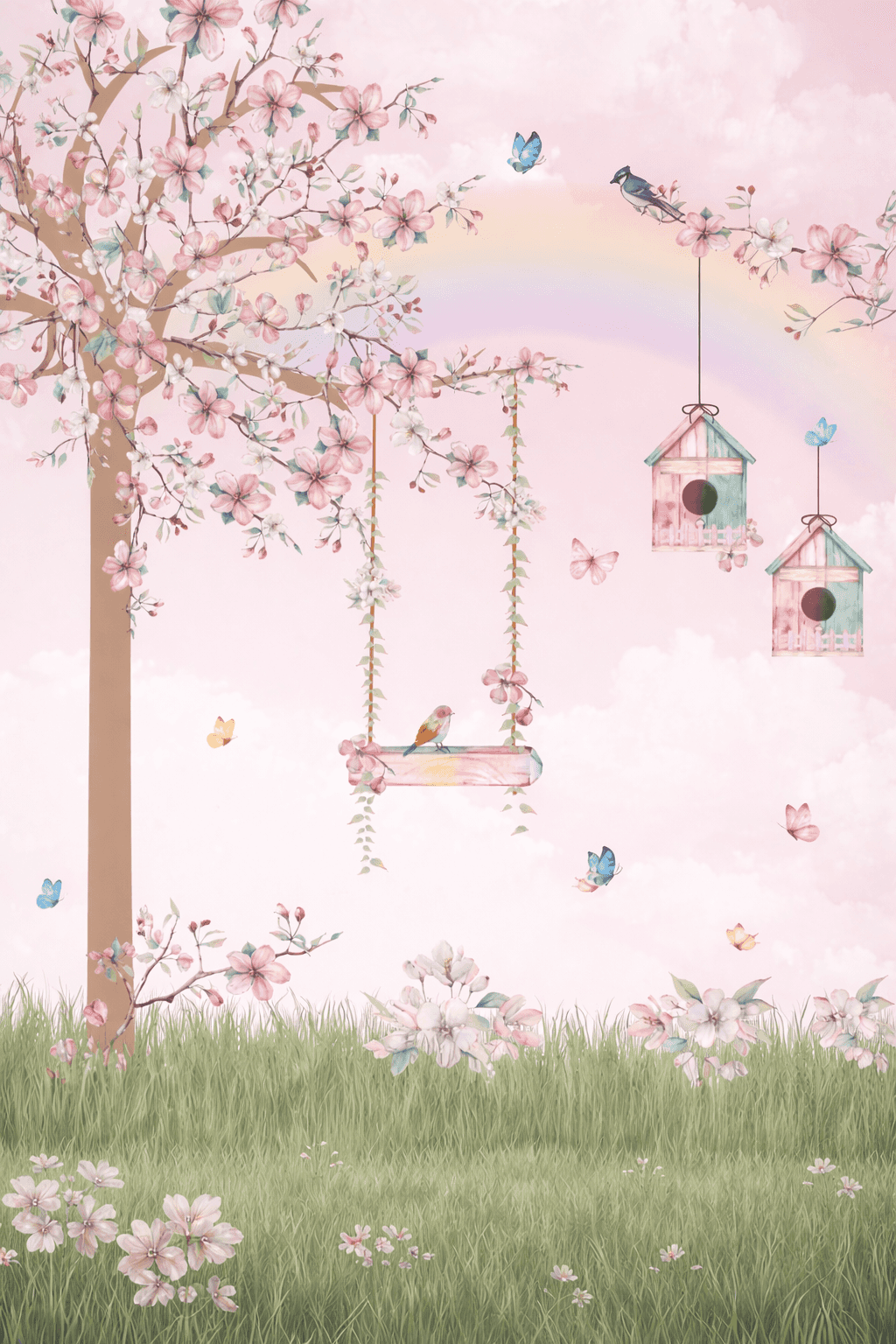 Papel de parede Jardim Arco-Íris - foto 2