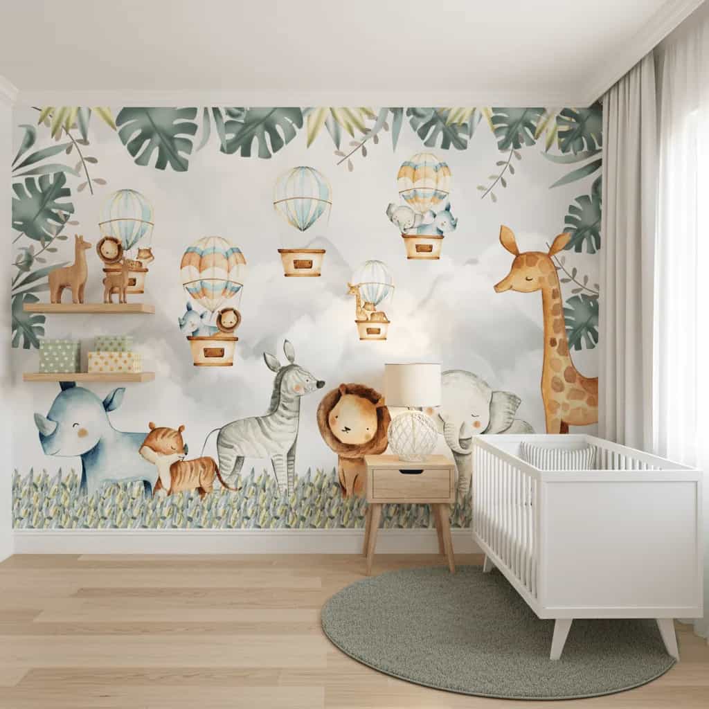 Papel de parede Safari Aquarela - foto 2